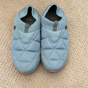 Teva Women's Quilted Slate Blue Slippers